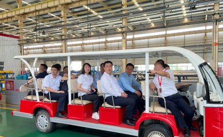 青岛市委常委、副市长王波一行到8868体育考察调研